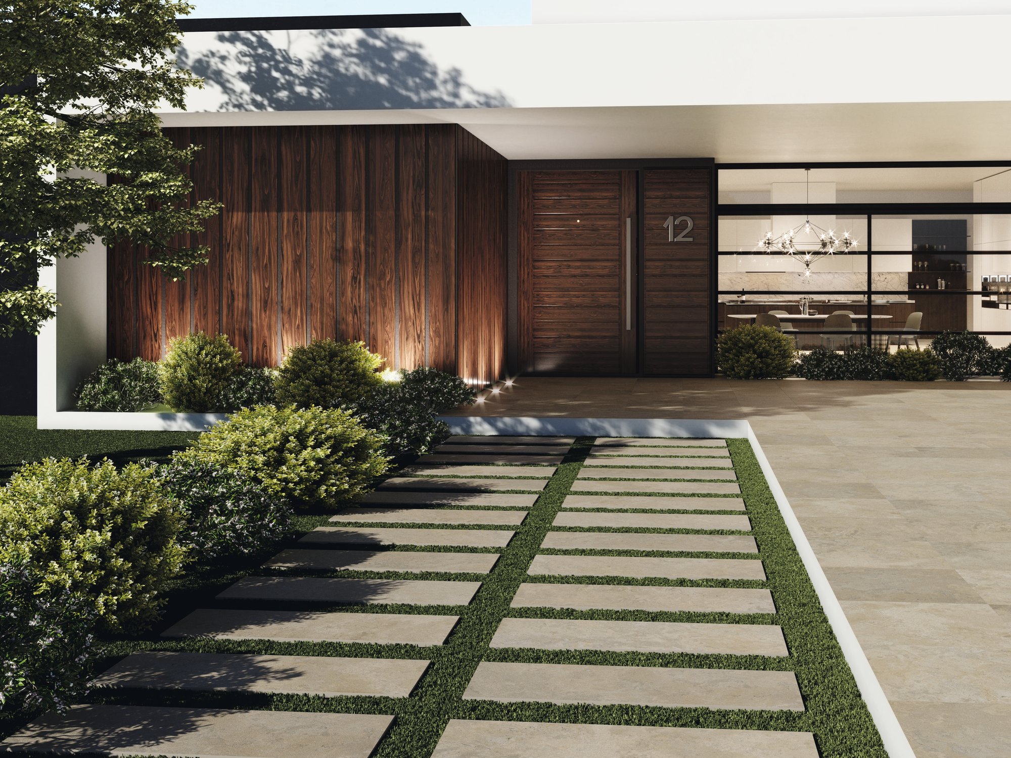 Ape Grupo Коллекция 4.STONES Ступень Bourg Mat 33*120 см (K91) в интерьере